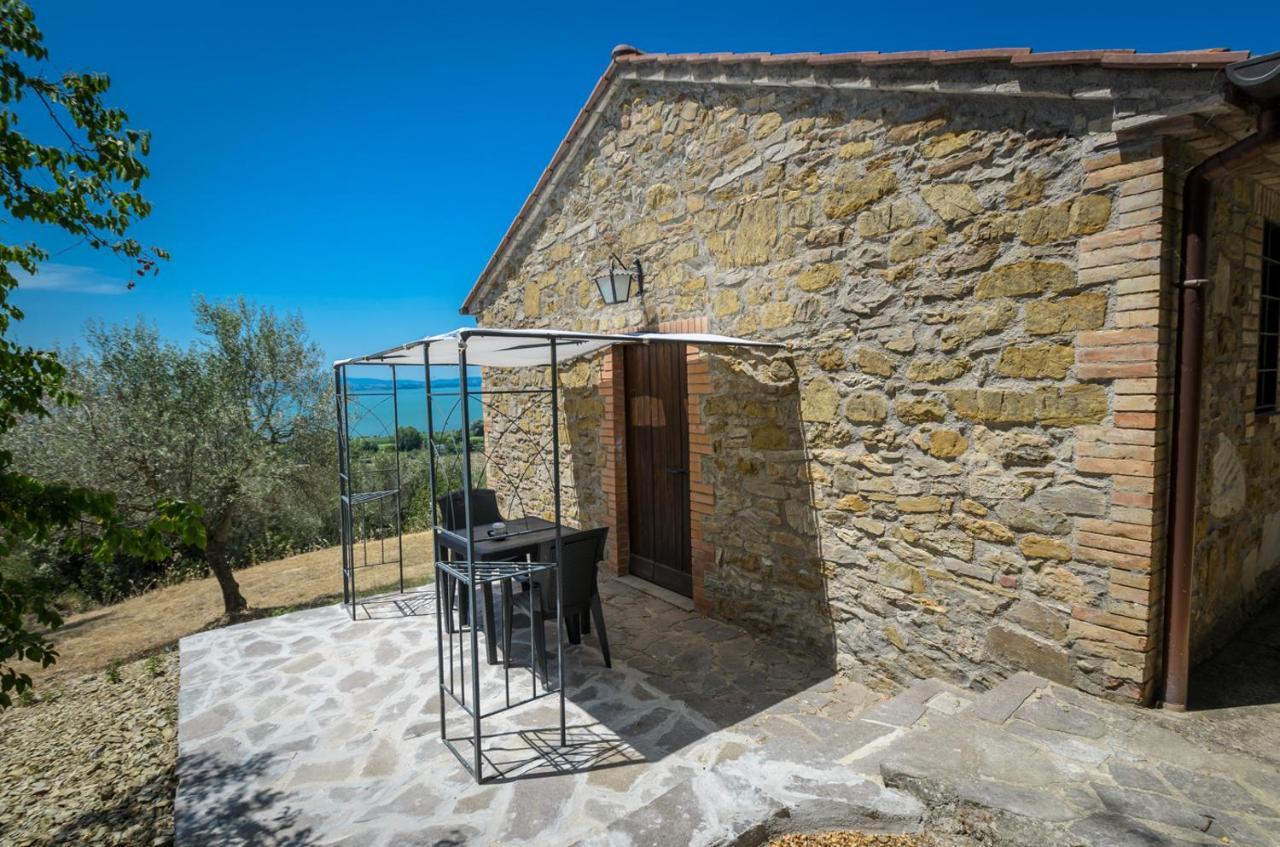 Poloturisticoumbria Rustico Con Piscina Vista Lago Passignano sul Trasimeno Eksteriør bilde